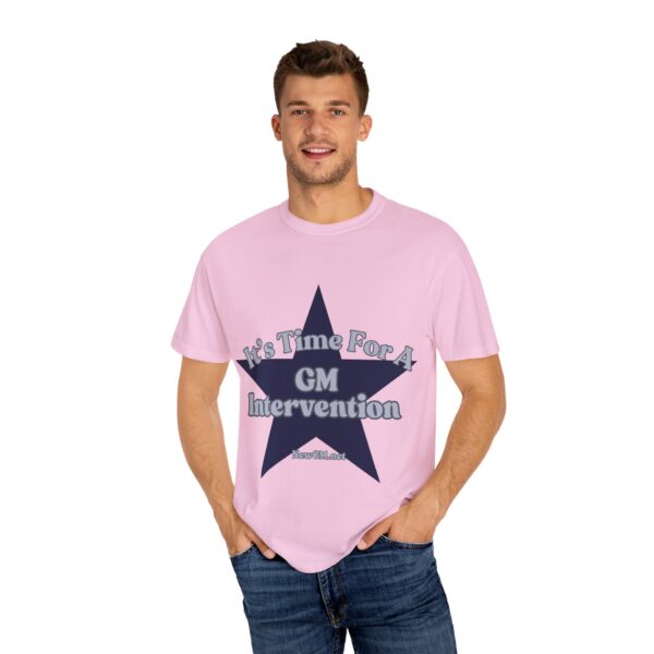 Unisex Garment-Dyed T-Shirt - "It's Time For A GM Intervention" Tee for Sports Fans - Image 51