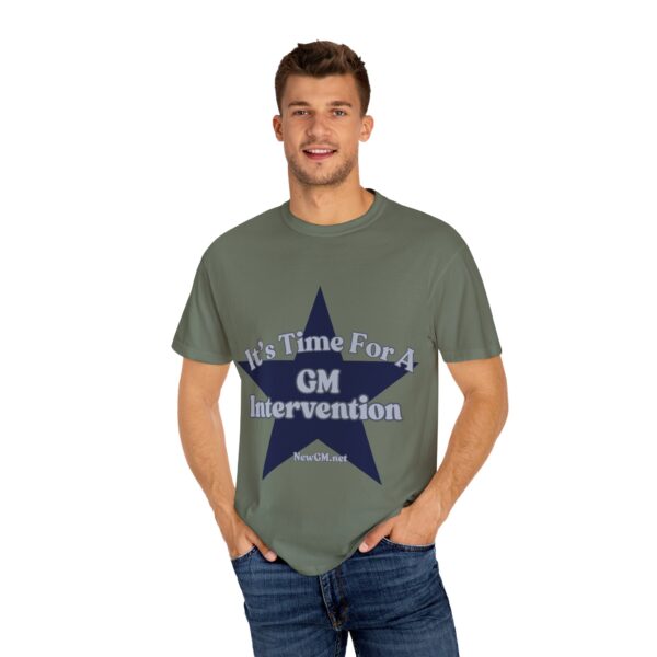 Unisex Garment-Dyed T-Shirt - "It's Time For A GM Intervention" Tee for Sports Fans - Image 19