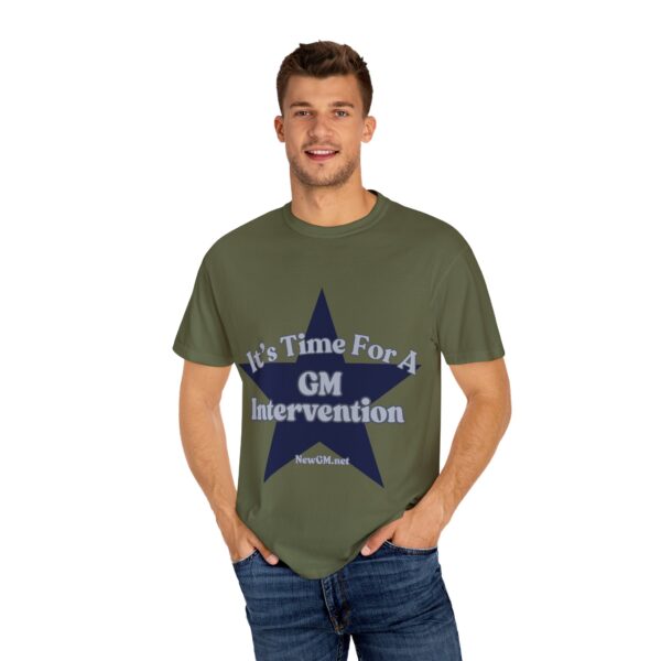 Unisex Garment-Dyed T-Shirt - "It's Time For A GM Intervention" Tee for Sports Fans - Image 15