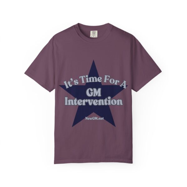 Unisex Garment-Dyed T-Shirt - "It's Time For A GM Intervention" Tee for Sports Fans - Image 56