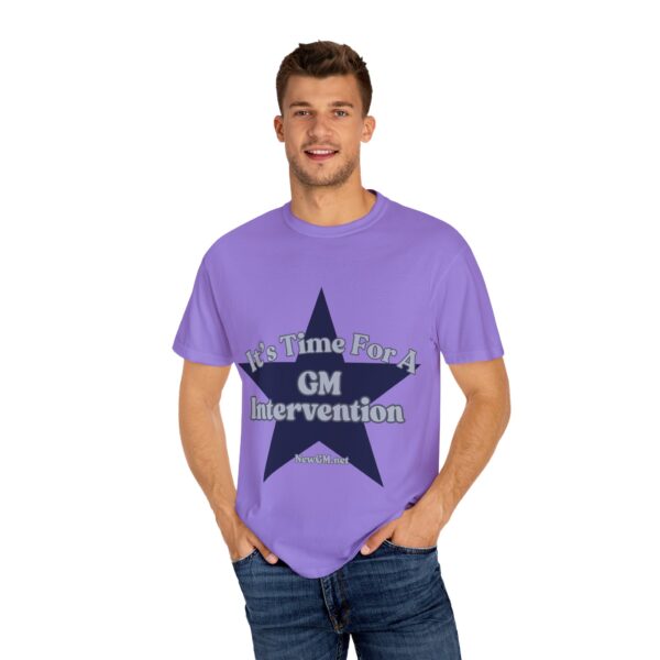 Unisex Garment-Dyed T-Shirt - "It's Time For A GM Intervention" Tee for Sports Fans - Image 43
