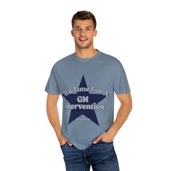 Unisex Garment-Dyed T-Shirt - "It's Time For A GM Intervention" Tee for Sports Fans - Image 27