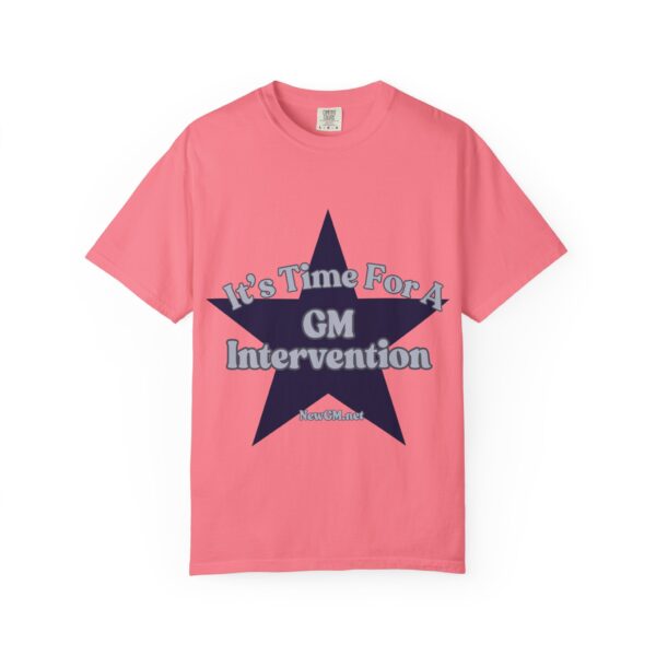 Unisex Garment-Dyed T-Shirt - "It's Time For A GM Intervention" Tee for Sports Fans - Image 52