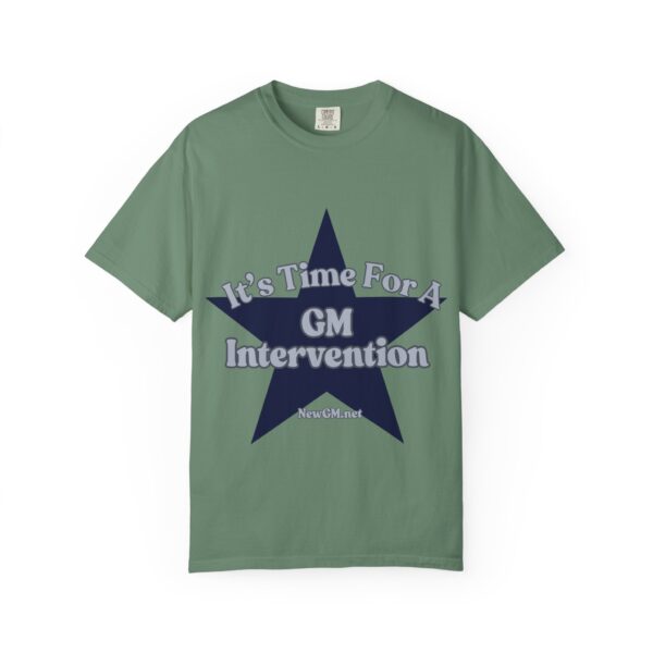 Unisex Garment-Dyed T-Shirt - "It's Time For A GM Intervention" Tee for Sports Fans - Image 20