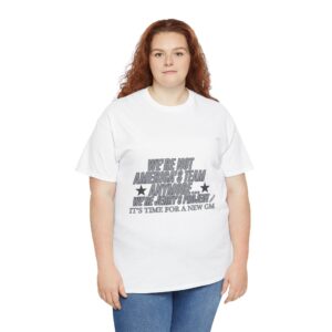 Unisex Heavy Cotton Tee - "We're Not America's Team Anymore" Graphic T-Shirt