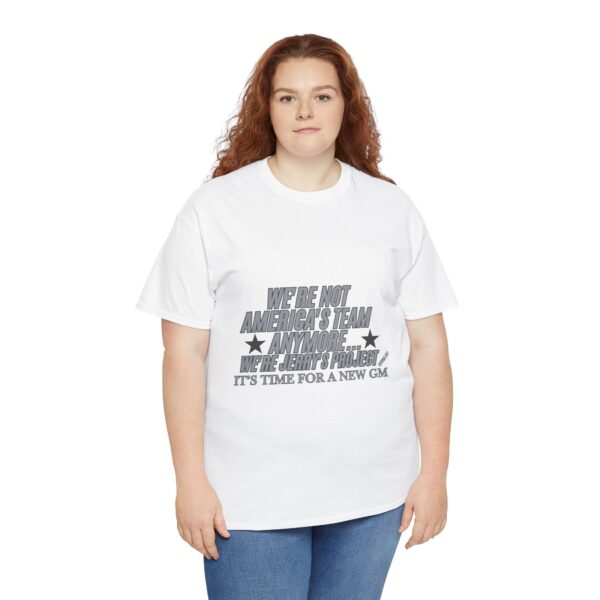 Unisex Heavy Cotton Tee - "We're Not America's Team Anymore" Graphic T-Shirt
