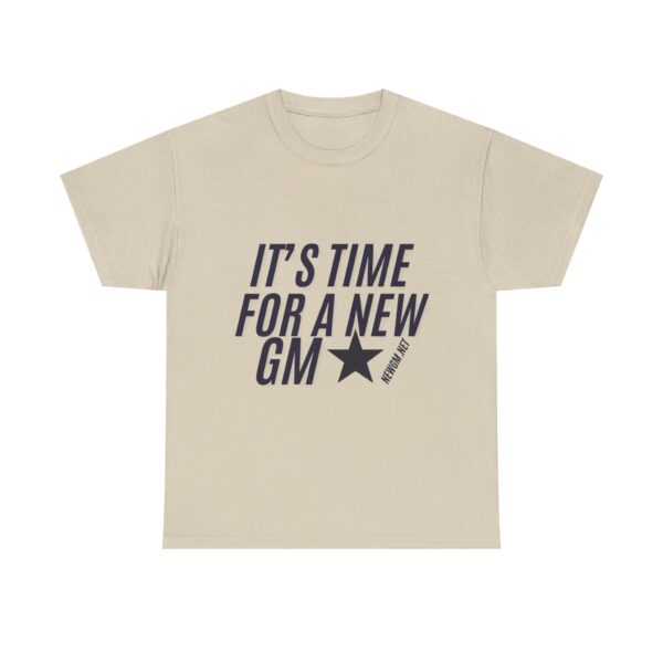 Unisex Heavy Cotton Tee - "It's Time for a New GM" - Casual Sports Fan Shirt - Image 10