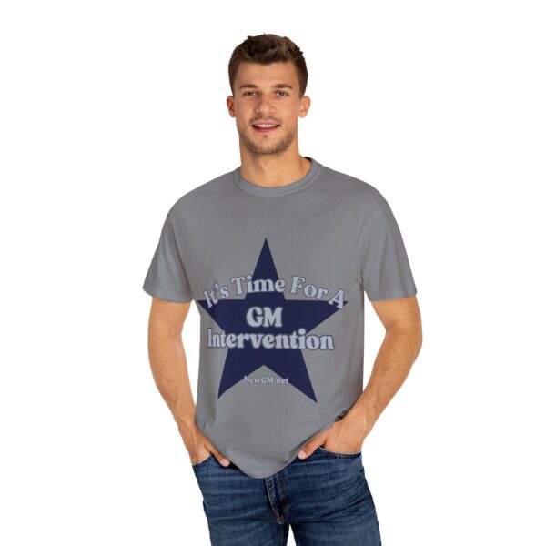 Unisex Garment-Dyed T-Shirt - "It's Time For A GM Intervention" Tee for Sports Fans - Image 11