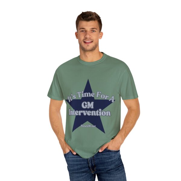 Unisex Garment-Dyed T-Shirt - "It's Time For A GM Intervention" Tee for Sports Fans - Image 23
