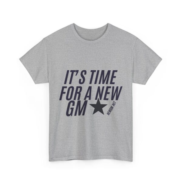Unisex Heavy Cotton Tee - "It's Time for a New GM" - Casual Sports Fan Shirt - Image 16