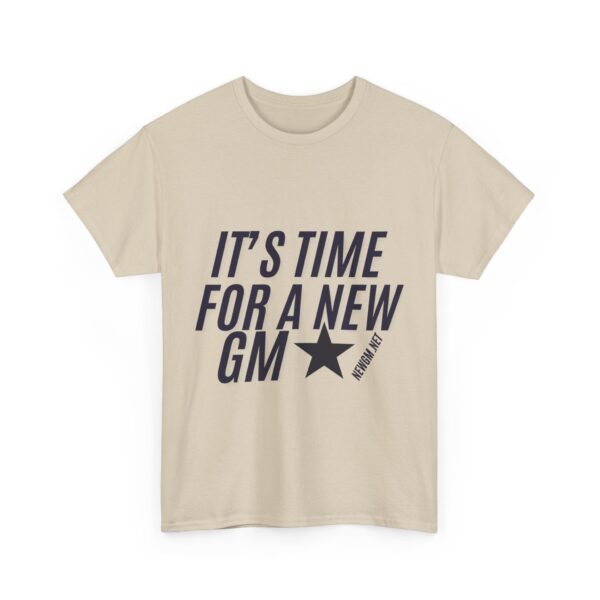Unisex Heavy Cotton Tee - "It's Time for a New GM" - Casual Sports Fan Shirt - Image 12