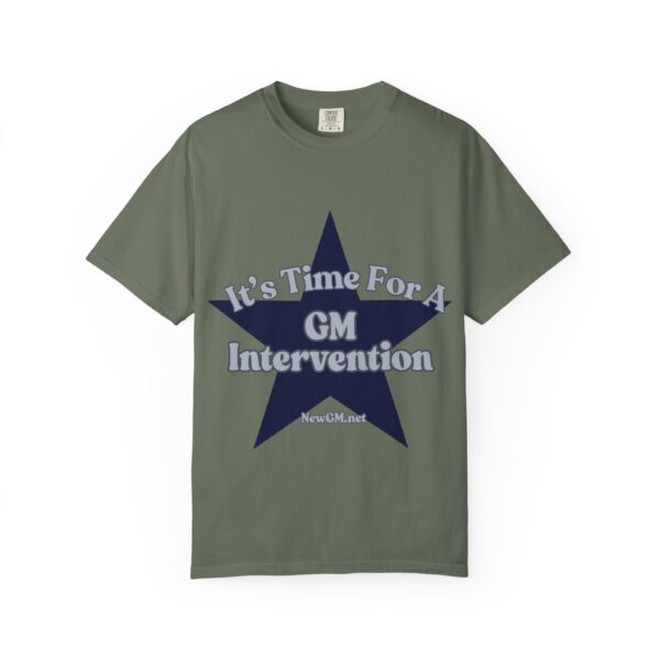 Unisex Garment-Dyed T-Shirt - "It's Time For A GM Intervention" Tee for Sports Fans - Image 16